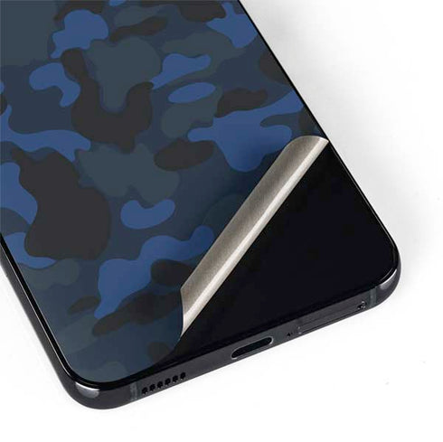 Blue Street Camo Galaxy S22 Skin